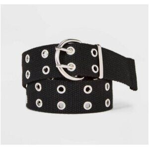 Art Class Girls' Grommet Belt Black Small
